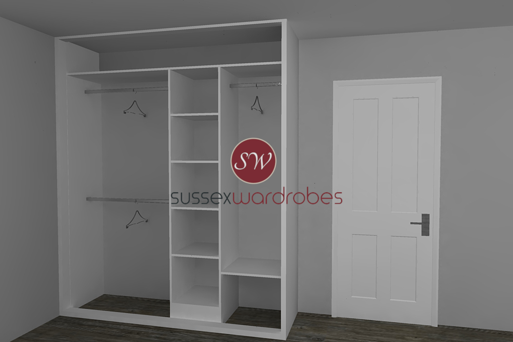 Fitted Wardrobe Layout 2D-2000-2