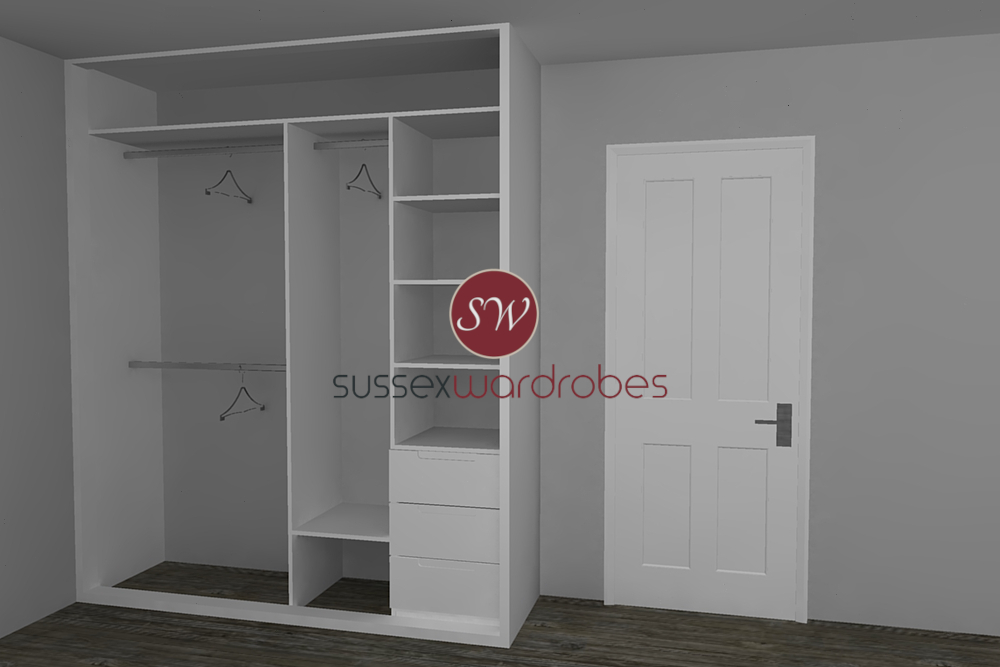 Fitted Wardrobe Layout 2D-2000-3