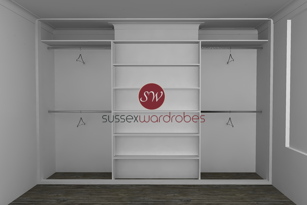 Fitted Wardrobe Layout 4D-3420-A1