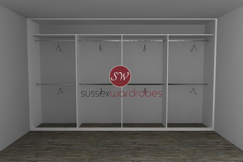 Fitted Wardrobe Layout 4D-4000-1