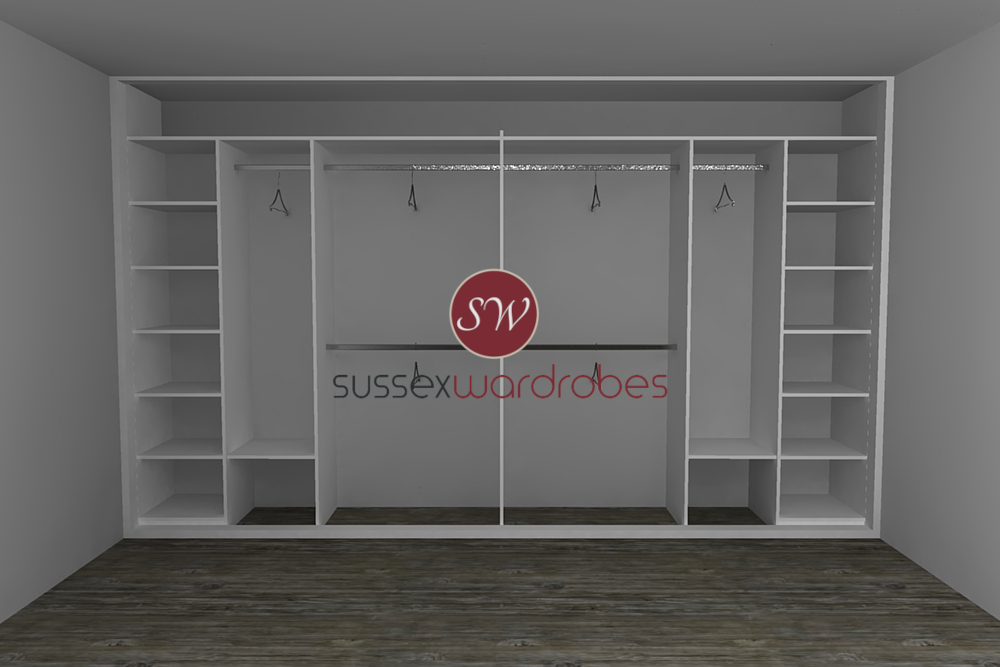 Fitted Wardrobe Layout 4D-4000-2