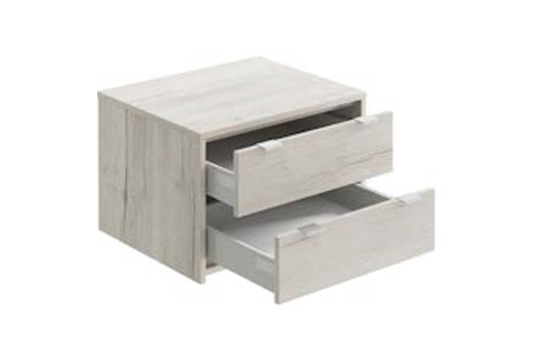 Two Drawer Bedside Cabinet by Volante