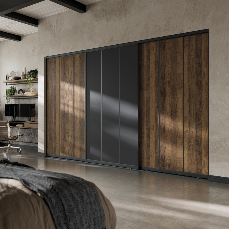 Three Vertical Panel Bespoke Doors - Small