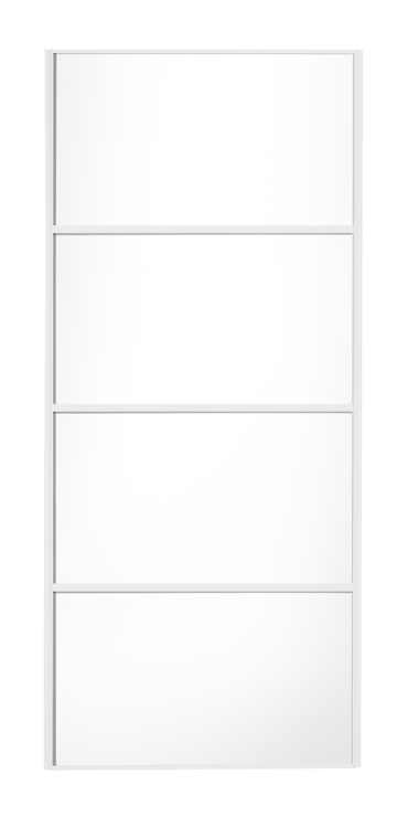  classic Four Panel, white framed, white/white/white/white door