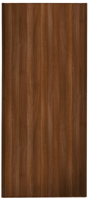  classic Single panel, walnut framed, walnut effect panel door