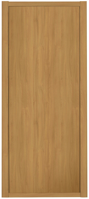 Shaker Single panel, oak framed, oak effect panel door