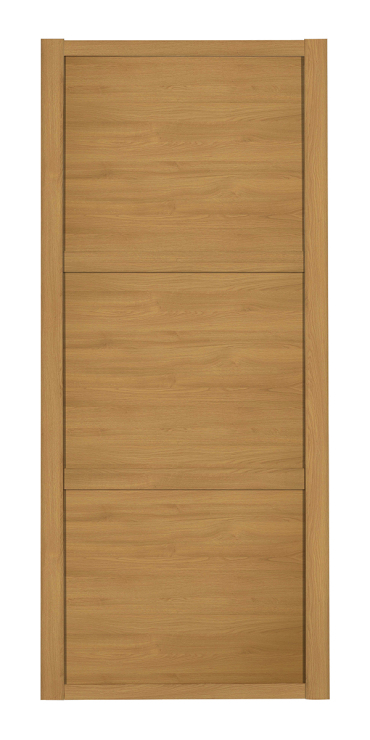 Shaker Wideline, oak framed, oak/oak/oak door