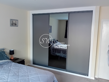 Small Photograph of fitted sliding wardrobe doors in Brighton