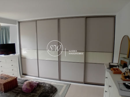 Small Photograph of replacement sliding wardrobe doors in Haywards Heath