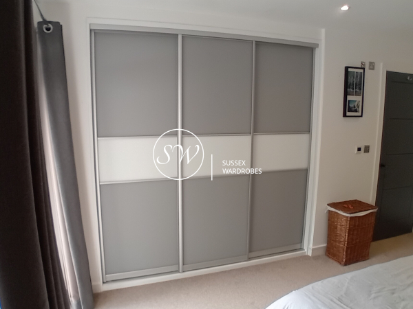 Our sliding wardrobe doors installed