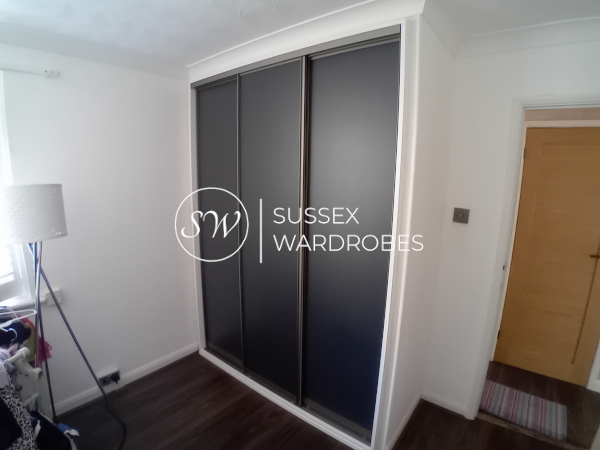 The finished result of the small wardrobe