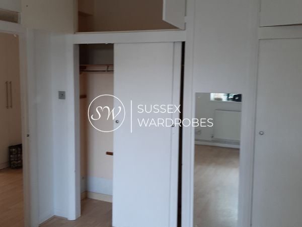The old wardrobes, prior to our conversion