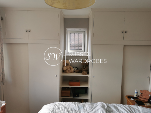 The old wardrobes before we started work