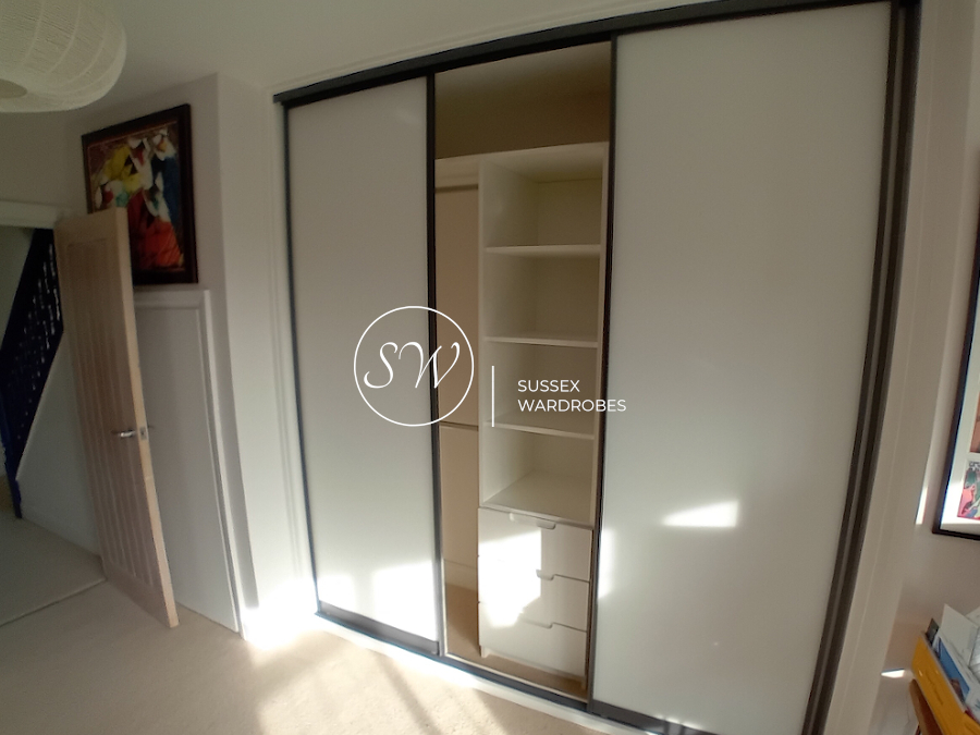 Photograph of a built-in wardrobe in Rottingdean, Brighton