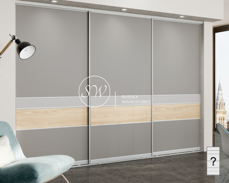 Horizontal Bespoke Panel Sliding Doors Example