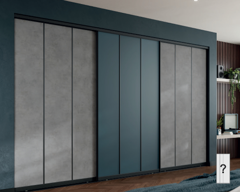Vertical Bespoke Panel Sliding Doors Example