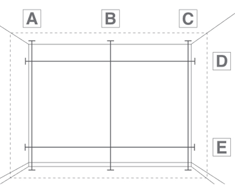 Measuring for sliding wardrobe doors
